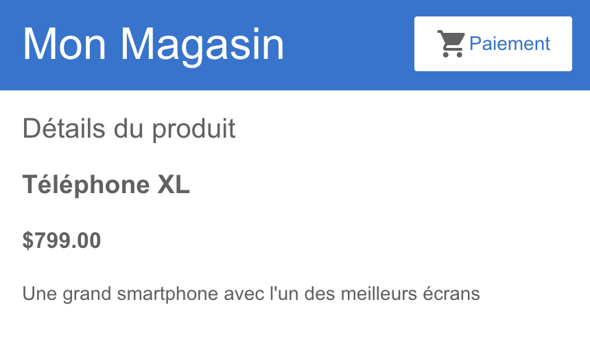 Détails du produit de la page http://localhost:4200/products/1